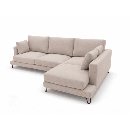 Chaise longue LENUS direita cor bege
