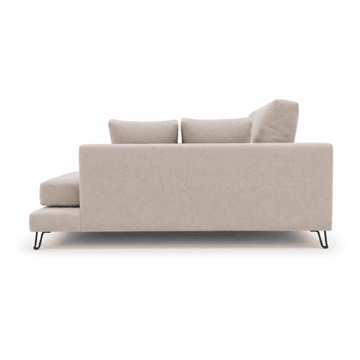 Chaise longue LENUS direita cor bege
