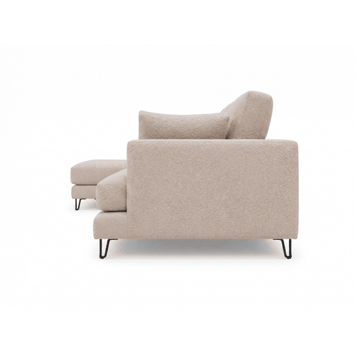 Chaise longue LENUS direita cor bege