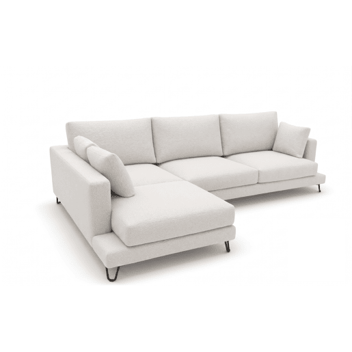 Chaise longue LENUS direita cor branco