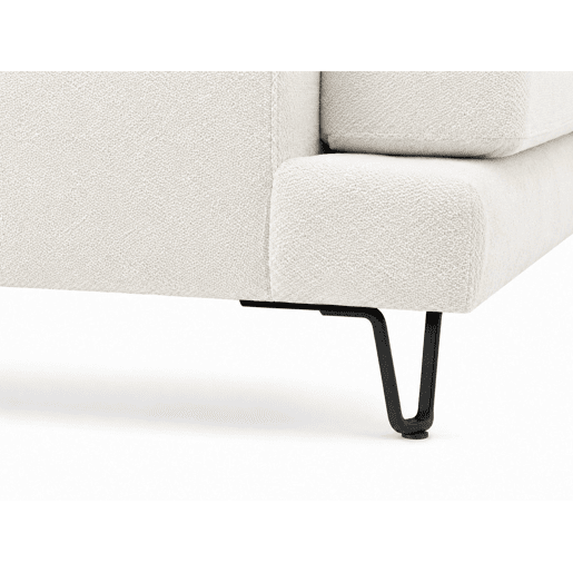 Chaise longue LENUS direita cor branco