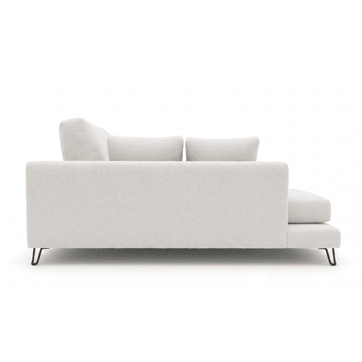 Chaise longue LENUS direita cor branco