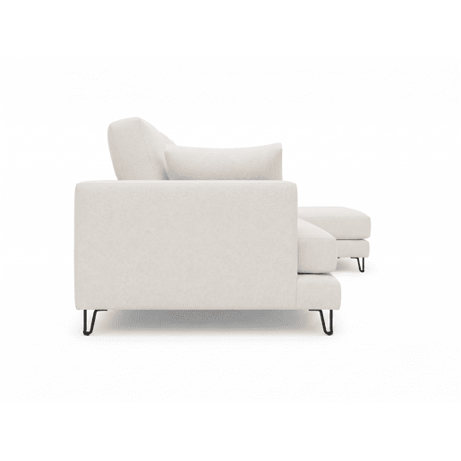 Chaise longue LENUS direita cor branco