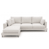 Chaise longue LENUS esquerda cor branco