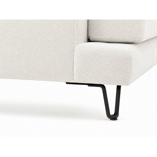 Chaise longue LENUS esquerda cor branco