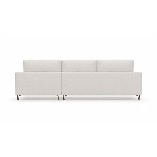 Chaise longue LENUS esquerda cor branco