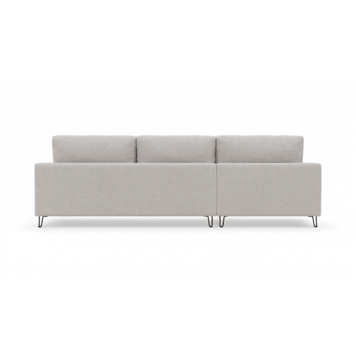 Chaise longue LENUS direita cor cinza claro