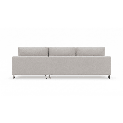 Chaise longue LENUS esquerda cor cinza claro Chaise longue LENUS esquerda cor cinza claro