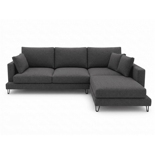 Chaise longue LENUS direita cor antracite Chaise longue LENUS direita cor antracite