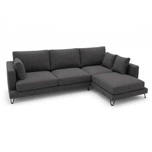 Chaise longue LENUS direita cor antracite Chaise longue LENUS direita cor antracite