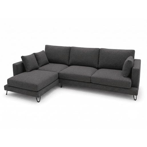 Chaise longue LENUS esquerda cor antracite Chaise longue LENUS esquerda cor antracite