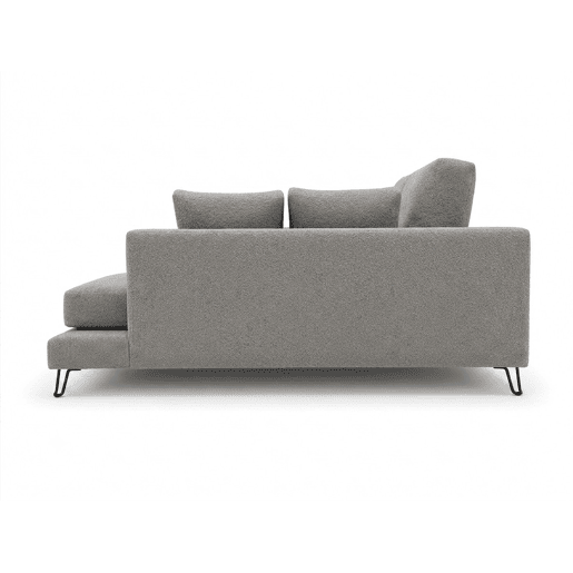 Chaise longue LENUS direita cor cinza escuro Chaise longue LENUS direita cor cinza escuro