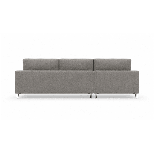 Chaise longue LENUS direita cor cinza escuro Chaise longue LENUS direita cor cinza escuro