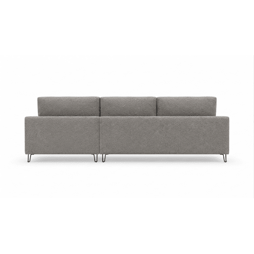 Chaise longue LENUS esquerda cor cinza escuro