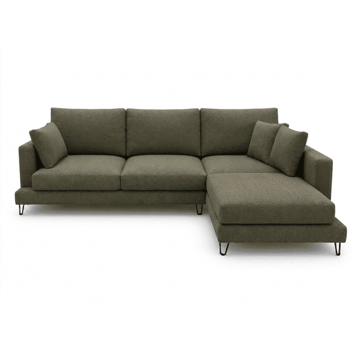 Chaise longue LENUS direita cor verde