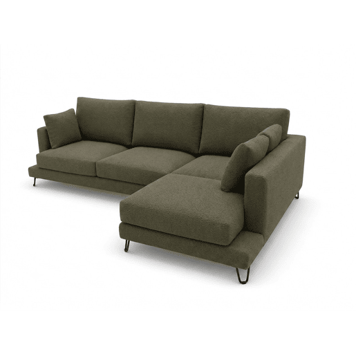 Chaise longue LENUS direita cor verde