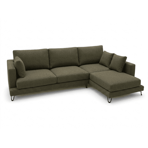 Chaise longue LENUS direita cor verde