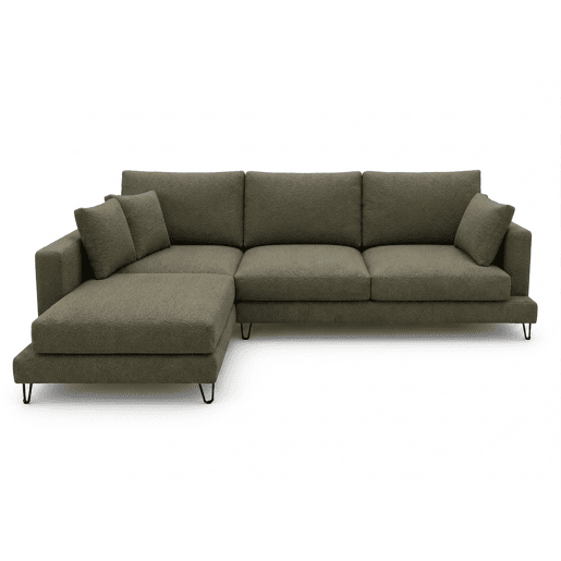 Chaise longue LENUS esquerda cor verde