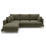 Chaise longue LENUS esquerda cor verde