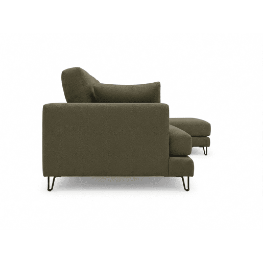 Chaise longue LENUS esquerda cor verde
