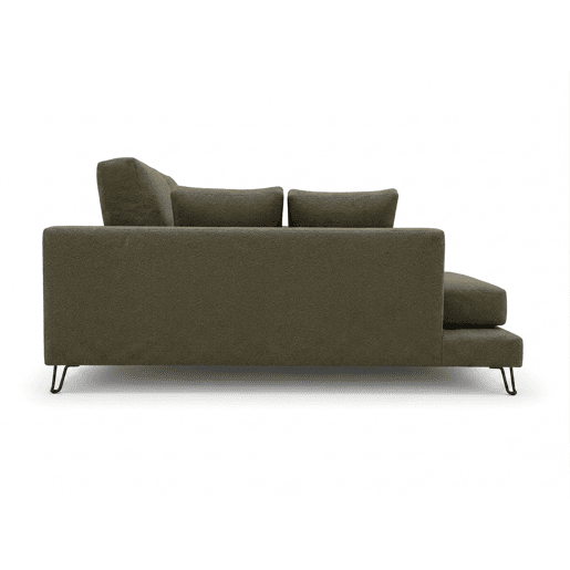Chaise longue LENUS esquerda cor verde