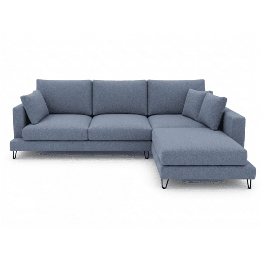 Chaise longue LENUS direita cor azul Chaise longue LENUS direita cor azul