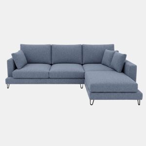Chaise longue LENUS direita cor azul