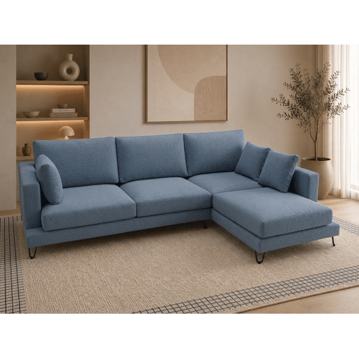 Chaise longue LENUS direita cor azul Chaise longue LENUS direita cor azul