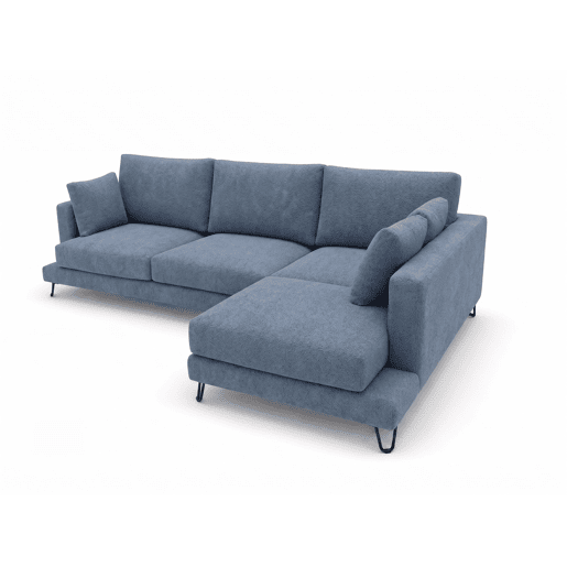 Chaise longue LENUS direita cor azul Chaise longue LENUS direita cor azul