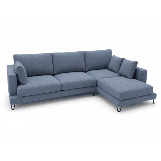 Chaise longue LENUS direita cor azul Chaise longue LENUS direita cor azul