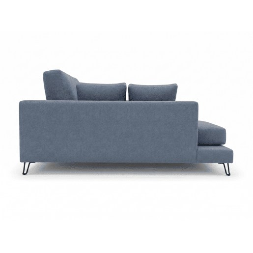 Chaise longue LENUS esquerda cor azul Chaise longue LENUS esquerda cor azul