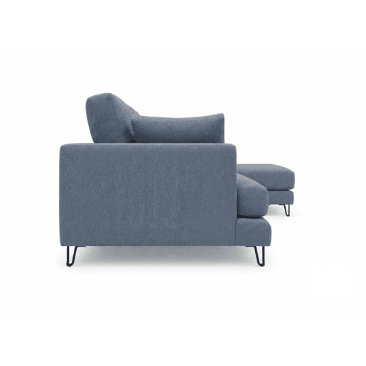 Chaise longue LENUS esquerda cor azul Chaise longue LENUS esquerda cor azul