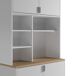 Buffet JULS de 4 puertas y 5 huecos en blanco y roble Buffet JULS de 4 puertas y 5 huecos en blanco y roble Blanco/ Madera