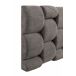Cabecero ATELIER 160x70x12cm tela gris oscuro Cabecero ATELIER 160x70x12cm tela gris oscuro Gris Oscuro