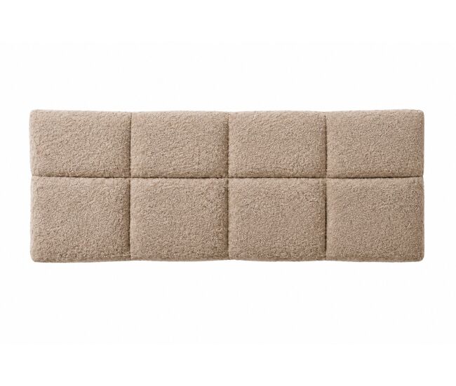 Cabecero urban 160x50x7cm tela beige - conforama
