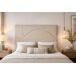 Cabecero ARIA 160x115x7cm tela blanco Cabecero ARIA 160x115x7cm tela blanco Blanco