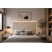 Cabecero ARIA 160x115x7cm tela blanco Cabecero ARIA 160x115x7cm tela blanco Blanco