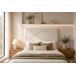 Cabecero ARIA 160x115x7cm tela blanco Cabecero ARIA 160x115x7cm tela blanco Blanco