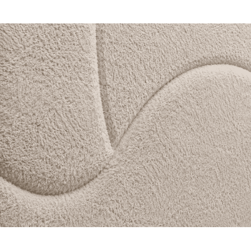 Cabeceira ARIA tecido 160x115x7cm branco