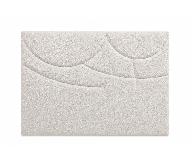 Cabecero gallery 160x115x7cm tela blanco - conforama