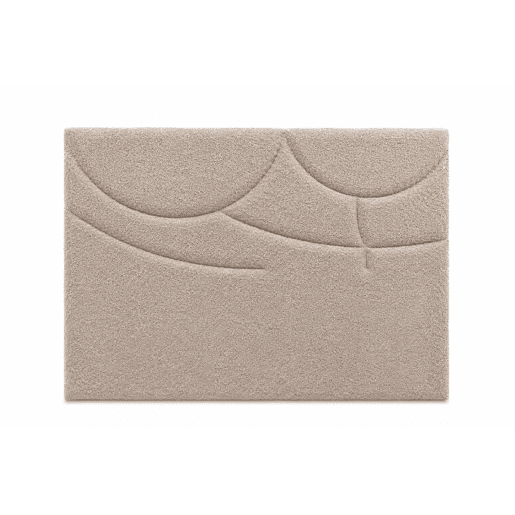 Cabeceira GALLERY tecido 160x115x7cm bege