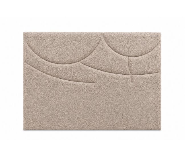 Cabecero gallery 160x115x7cm tela beige - conforama