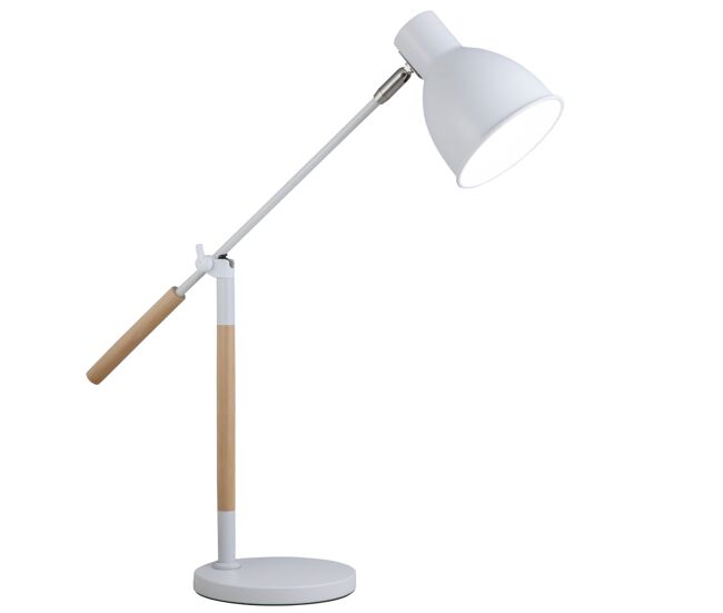 Lámpara de escritorio ristori 60w e27 blanco