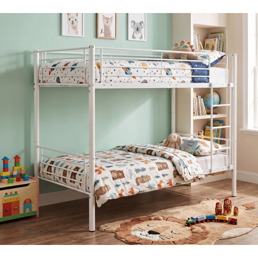 Beliche SLAY metal 90x190cm branco Beliche SLAY metal 90x190cm branco
