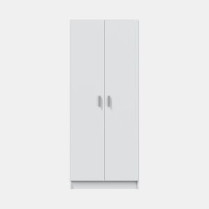 Armário para vassouras MULTIUSOS com 2 portas 70cm branco