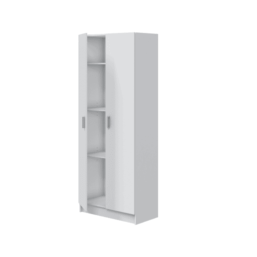 Armário para vassouras MULTIUSOS com 2 portas 70cm branco Armário para vassouras MULTIUSOS com 2 portas 70cm branco