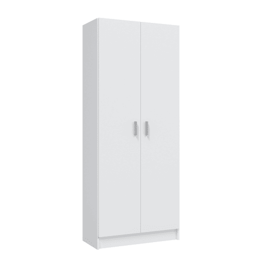 Armário para vassouras MULTIUSOS com 2 portas 70cm branco Armário para vassouras MULTIUSOS com 2 portas 70cm branco
