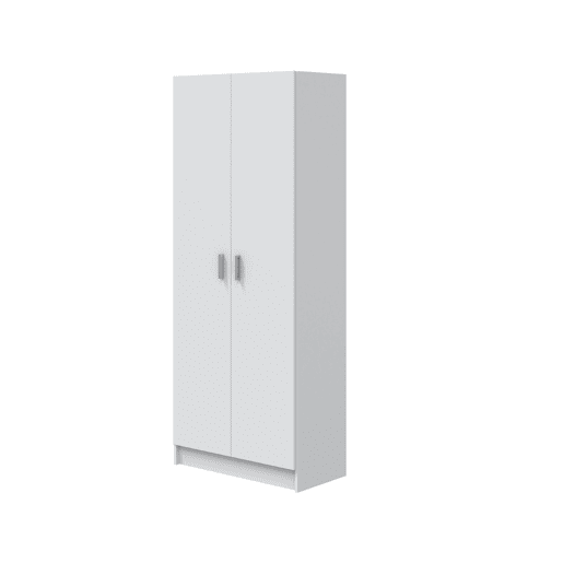 Armário para vassouras MULTIUSOS com 2 portas 70cm branco Armário para vassouras MULTIUSOS com 2 portas 70cm branco