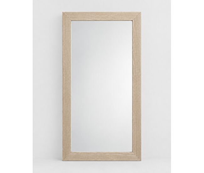 Espejo de pared slim color natural 146,5x76cm