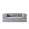 Sofá-cama compress BLOCKS 3 lugares cinza